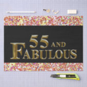 55e verjaardag tissuepapier (Craft)