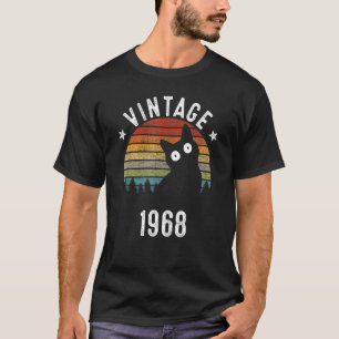 55e verjaardag Vintage 1968 55 jaar oud T-shirt