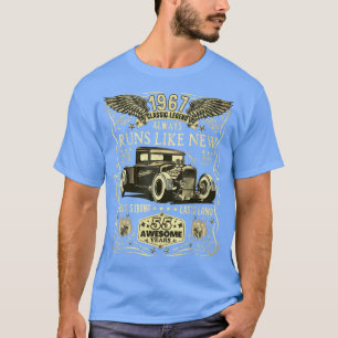 55th Birthday Gift Mannen Women Born 1967 Funny Ho T-shirt