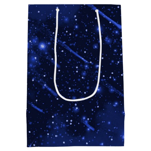 55th Birthday Star Galaxy Medium Cadeauzakje (Achterkant)