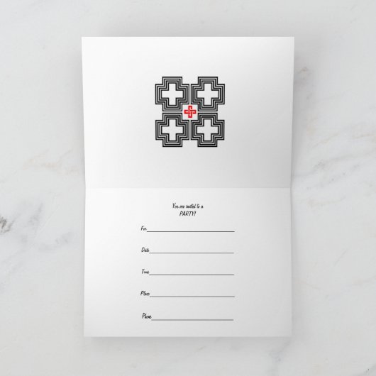 55th invitation with a cheering crowd (Intérieur)