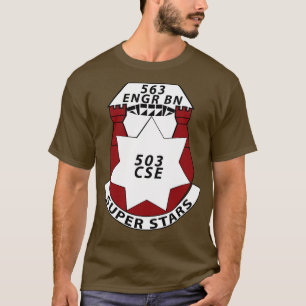 563e Ingenieursbataljon DUI wo Txt X T-shirt