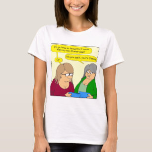 565 zo vergeetachtige cartoon t-shirt