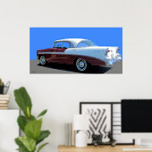 '56 CHEVY BEL AIR POSTER (Bureau à domicile)