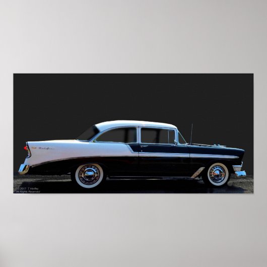 "56 CHEVY BEL AIR POSTER (Voorkant)