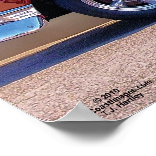 "56 CHEVY BEL AIR POSTER (Hoek)