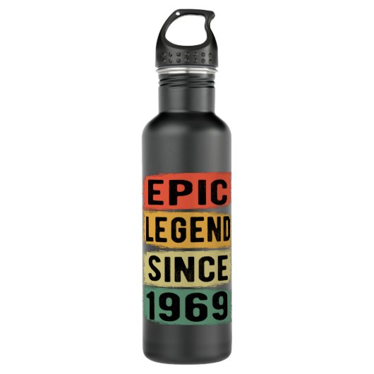 56 jaar oud Bday 1969 Epic Legend 56ste verjaardag Waterfles (Voorkant)
