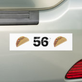 56 Tacos Bumpersticker (Op auto)