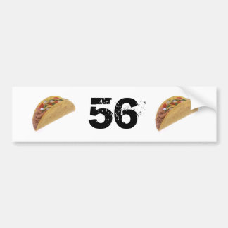 56 Tacos Bumpersticker