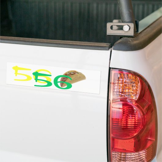 56 Tacos Bumpersticker (Op Truck)