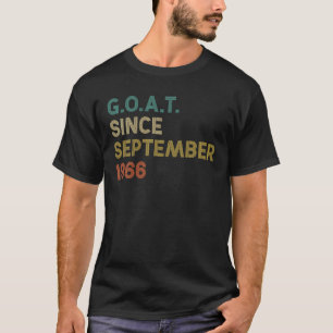 56e verjaardag 56 jaar oude geiten sinds 19 septem t-shirt