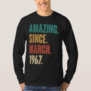 56e verjaardag sinds maart 1967 t-shirt