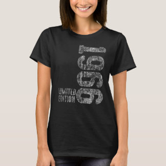 56e verjaardag van de Mannen bezoekerslijst voor d T-shirt