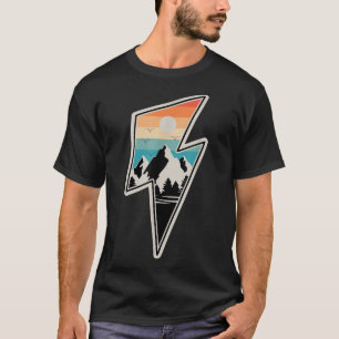 56lA -mountainAdventure Hiking Camping Lif T-shirt