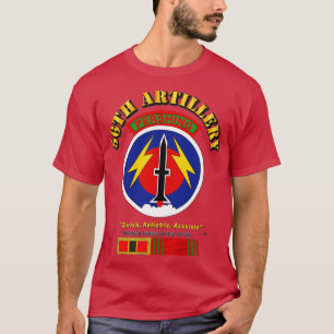 56th Artillery Pershing w SVC Medailles T-shirt