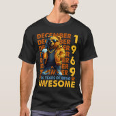 56th Birthday Bear Legends December 1969 56 Years T-shirt (Voorkant)