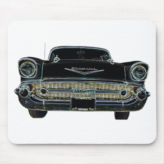 57 Chevy Mousepad Muismat (Voorkant)