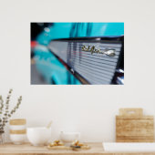 "57 Chevy Tailfin Poster (Keuken)