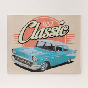 57 Classic Car Jigzaag Puzzle Legpuzzel