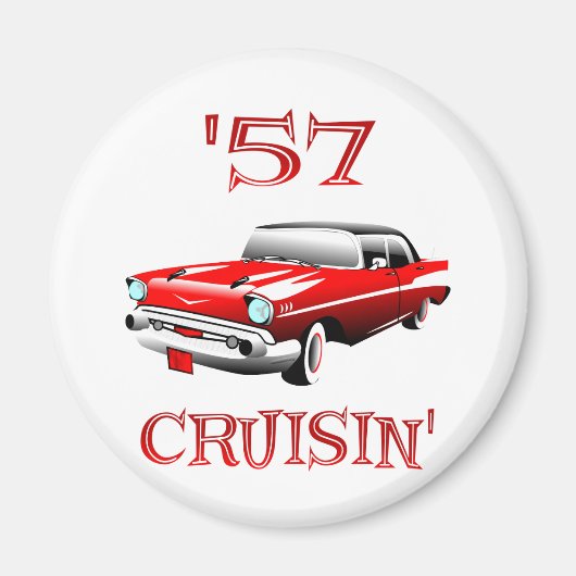 57 Crusin Car Magneet (Voorkant)