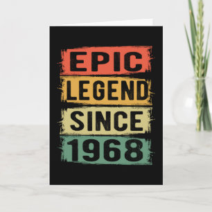 57 jaar oud Bday 1968 Epic Legend 57e verjaardag Kaart