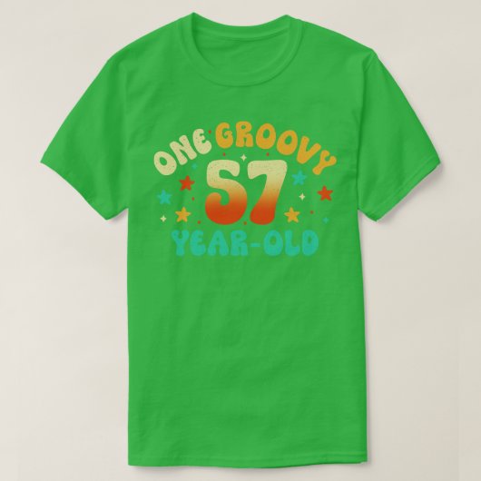 57e verjaardag 2 t-shirt (Design voorkant)