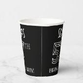 57e verjaardag: Art Deco Style + aangepaste naam Papieren Bekers (Rechts)