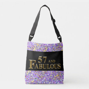 57e verjaardag  crossbody tas