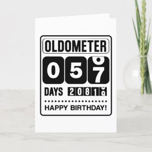 57th Birthday Oldometer Kaart
