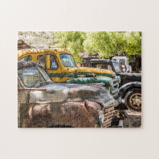5871-Vintage Trucks Puzzel Legpuzzel (Horizontaal)