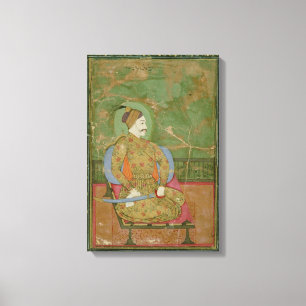 58.20/25A Portret van Sultan Abdullah Qutb Shah se Canvas Afdruk