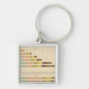 58 Buitenlands geboren 1850-1900 Sleutelhanger