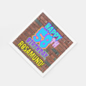 58e verjaardag ~ Fun, geïnspireerd door Urban Graf Servet (Hoek)