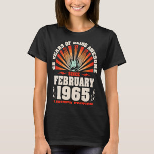 58e verjaardag gitarist Guitar 1 februari T-shirt