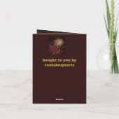 58ste Jubileum voor bruiloft Kaart (Achterkant)