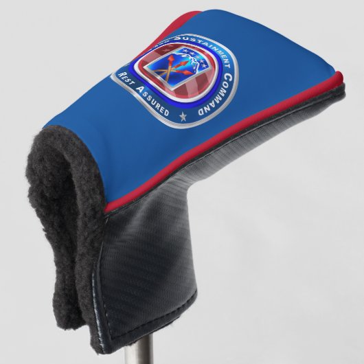 593rd Sustainment Command “Rust Zeker” Golfheadcover (3/4 voorkant)
