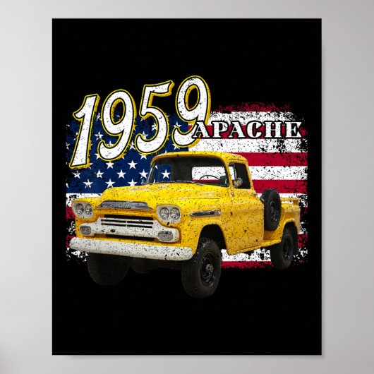 59 Apache Truck 4 juli Amerikaans Poster (Voorkant)