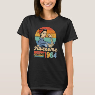 59 jaar oud Geweldige sinds februari 1964 Geboorte T-shirt
