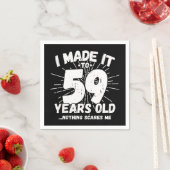 59 Jaar Oud Sarcastisch Meme Grappig 59e Verjaarda Servet (Insitu)