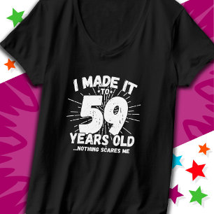 59 Jaar Oud Sarcastisch Meme Grappig 59e Verjaarda T-shirt
