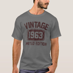 59 jaar oude editie 1963 Limited Edition 59th Bir T-shirt