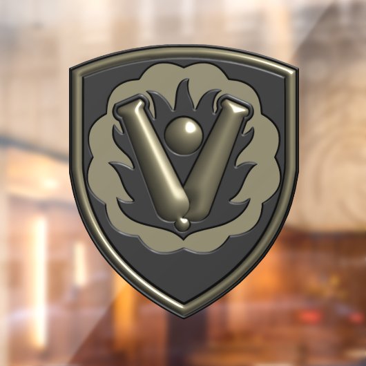 59e bestelling 164e MP-patch Raamsticker (Vel 2)