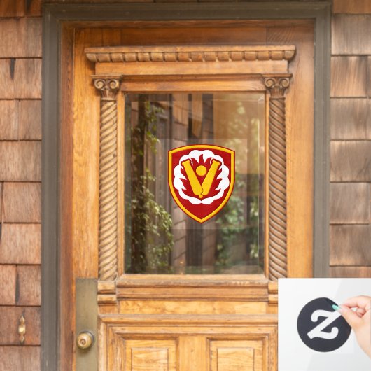 59e bestelling 164e MP-patch Raamsticker (Huis Deur)