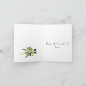 59e bruiloft Jubileum Olive Kaart (Binnen)