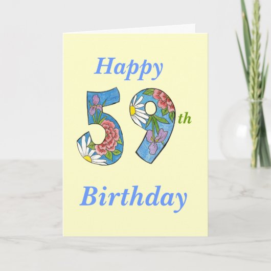 59e carte d'anniversaire (Devant)