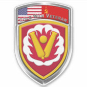 59e Ordnance Brigade Koude Oorlog Veteraan Sticker (Voorkant)