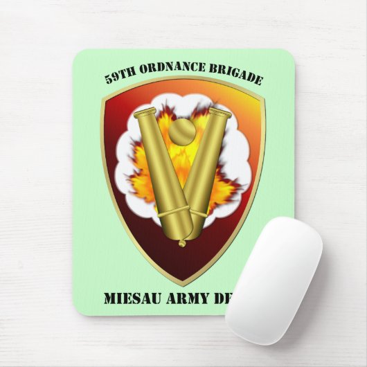 59e Ordnance Brigade Patch Muismat (Met muis)