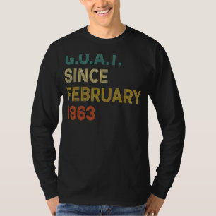 59e verjaardag 59 jaar oude geit sinds februari 19 t-shirt