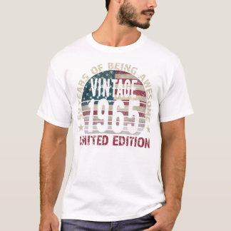59e Verjaardag Cadeau mannen Vintage geboren 1965 T-shirt