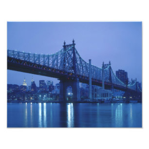 59th Street Bridge, New York, Verenigde Staten Foto Afdruk